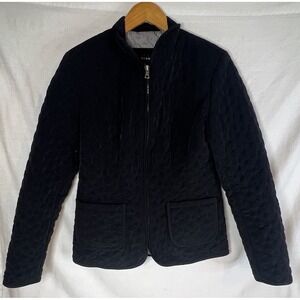Womens Size Small Braetan Black Quilted Zip Up Jacket